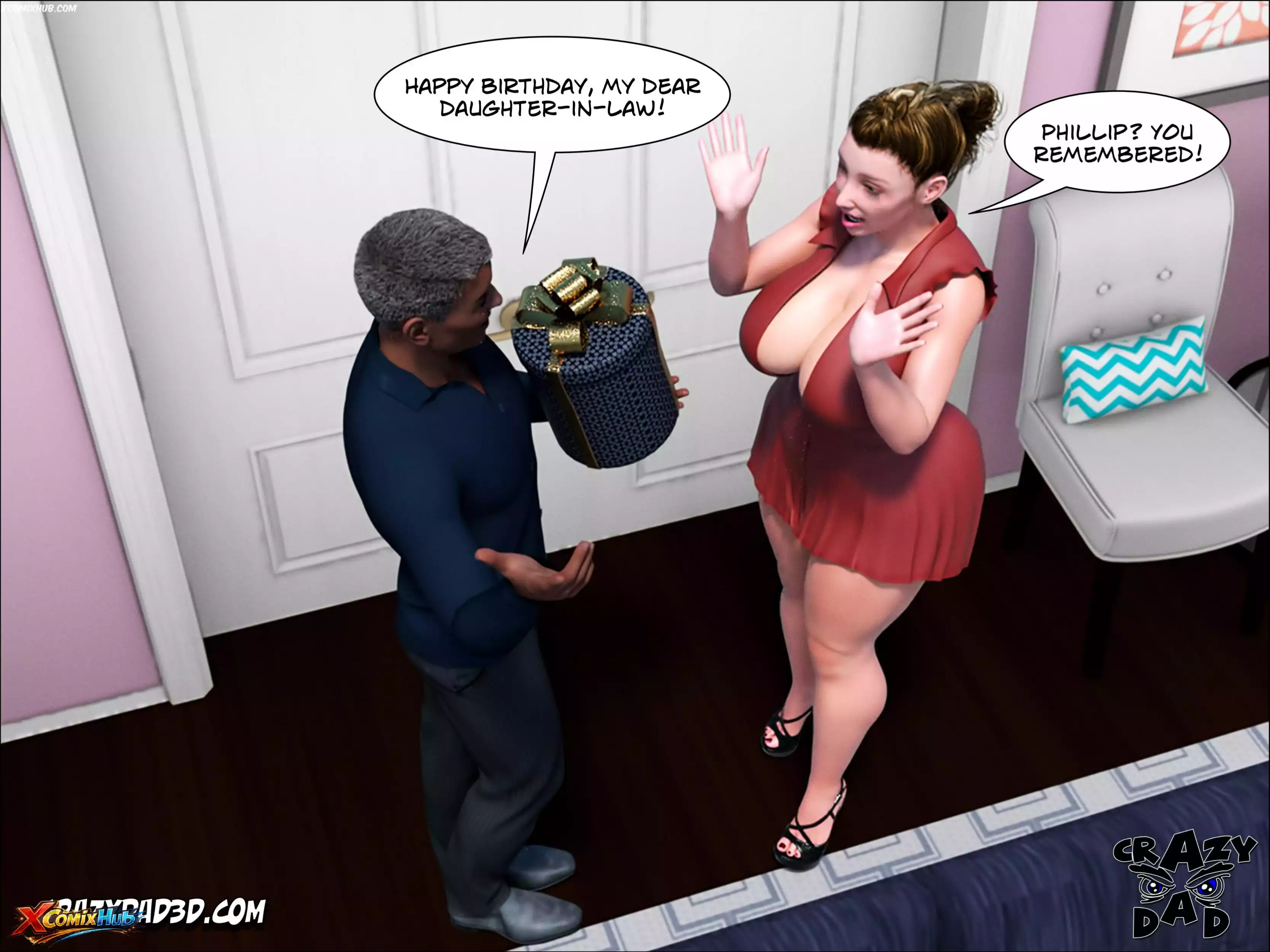 Father In Law At Home Chapter 3 Crazydad3d 051 Comic Page 51